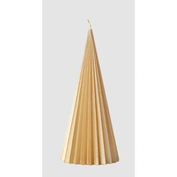 Christmas Chic candela albero oro cm 20